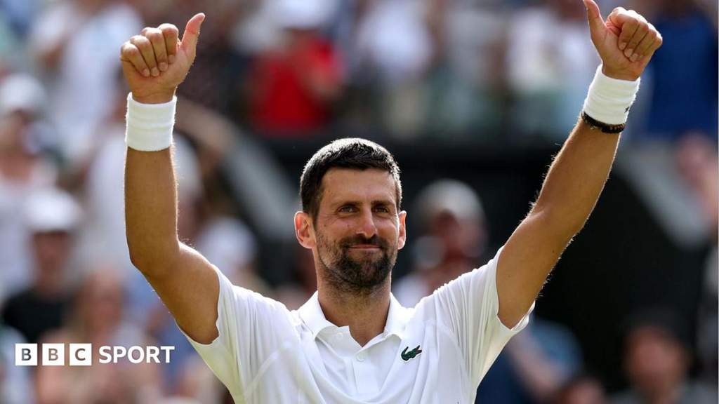 Djokovic Pecahkan Rekor Federer di Wimbledon, Lolos Perempat Final