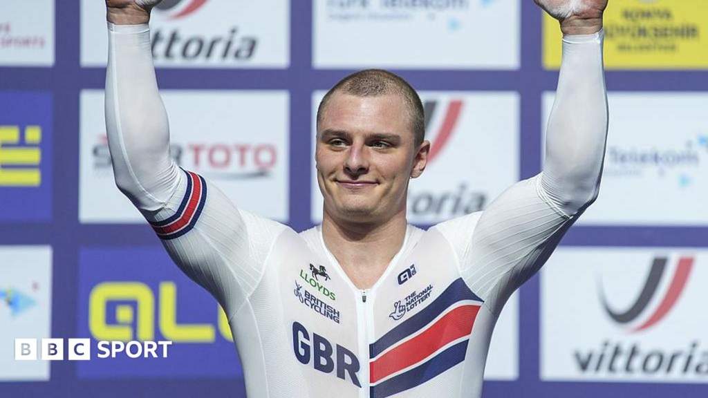 Pembalap sepeda Britania Raya Matt Richardson siap bertanding di Commonwealth Games