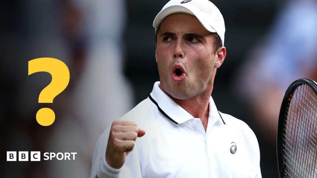 Petenis Britania Raya Arthur Fery saat bertanding di turnamen Grand Slam Wimbledon