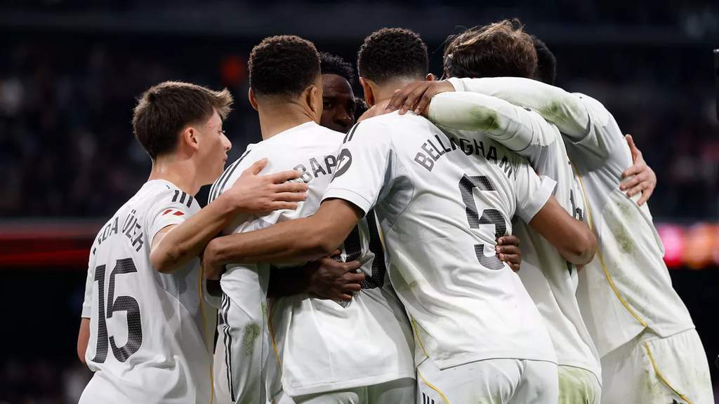 Pemain Real Madrid bersiap menghadapi laga pembuka kompetisi LaLiga musim baru
