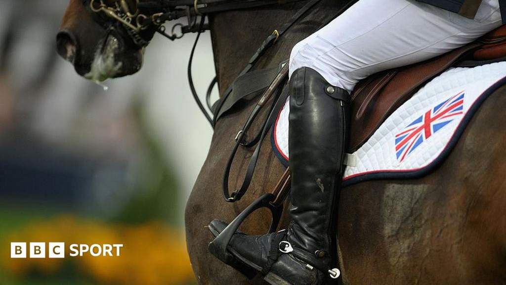 Ilustrasi arena pacuan kuda lintas alam kompetisi British Eventing di Inggris
